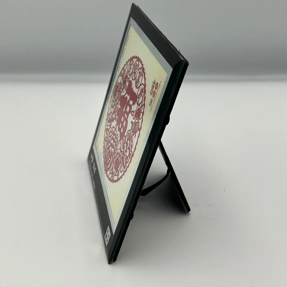Chinese Paper Cut Art Framed Floral Blessing Symbol Home Decor Wall Art